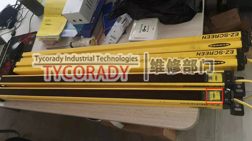 德國BANNER安全光柵維修成功案例